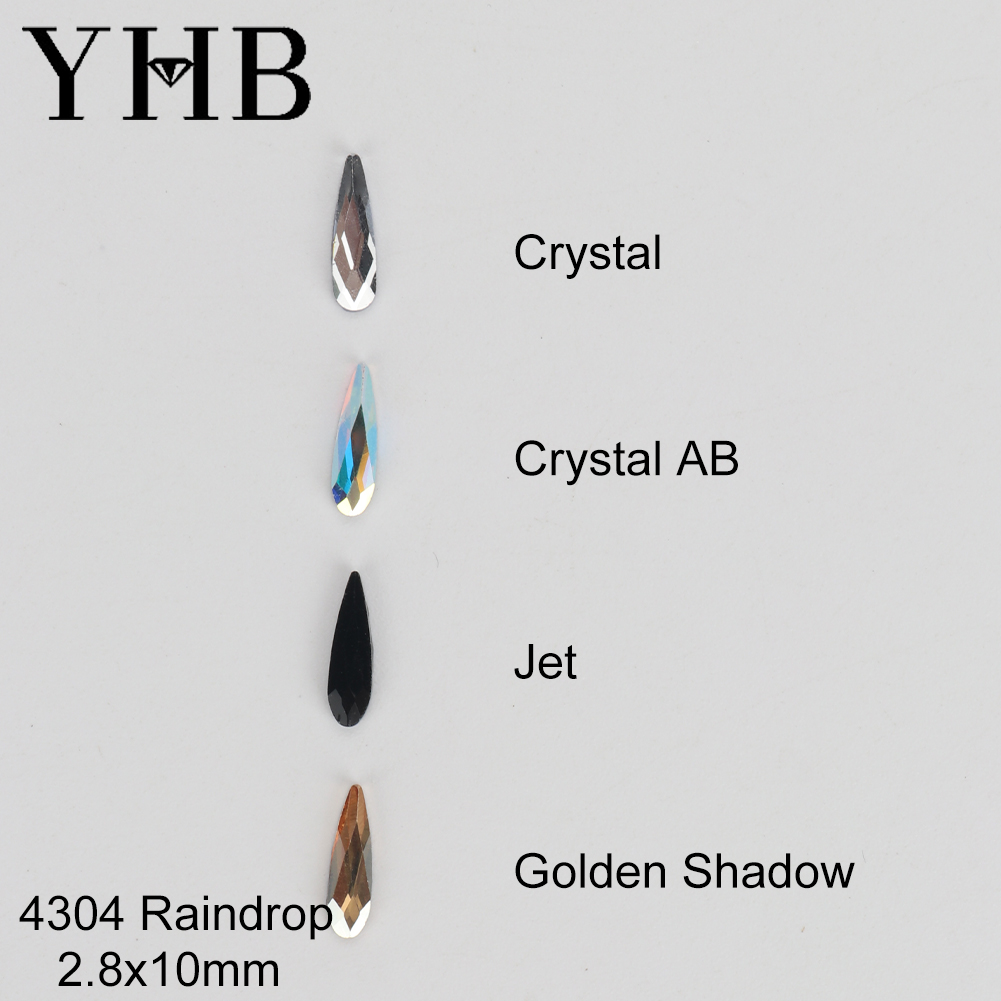 Platinum 8280 - YHB 글리터 크리스탈 스트라스 플랫백 핫픽스
